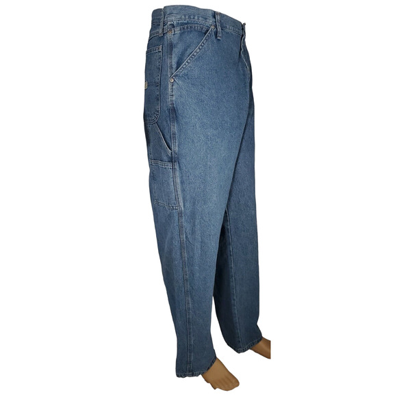 Wrangler Carpenter Work Blue Jeans Mens Size 40x30*(See measurements for fit) #2 - Picture 1 of 7